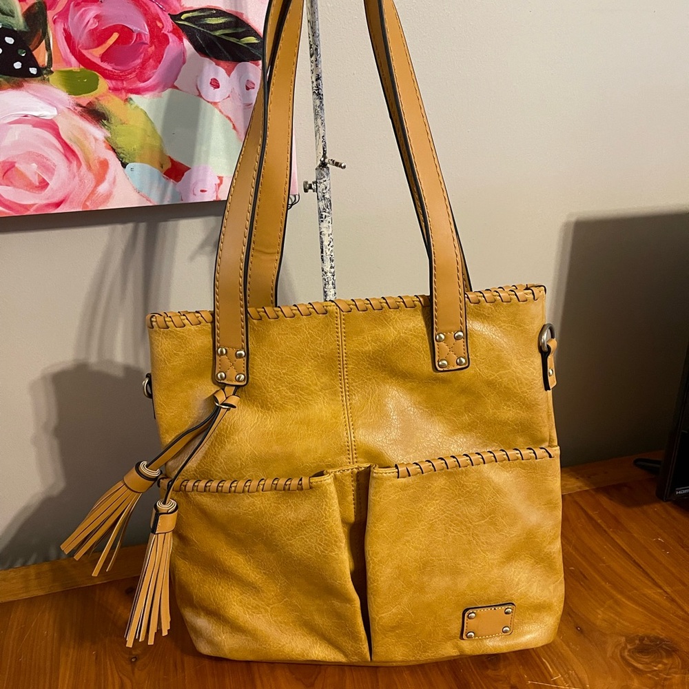 Large Mustard Handbag